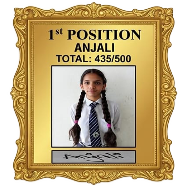 Anjali - 1st Position Class XII